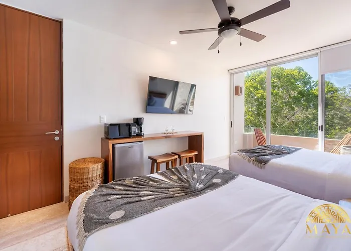 Nhoa 307c Lux 1br Pool View In Aldea Zama Hébergement de vacances Tulum
