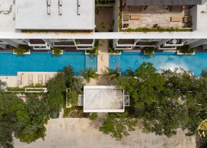 Nhoa 307c Lux 1br Pool View In Aldea Zama Hébergement de vacances