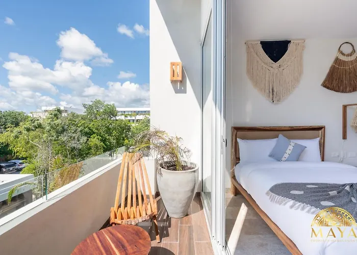 Nhoa 307c Lux 1br Pool View In Aldea Zama Hébergement de vacances Tulum